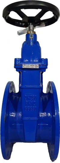 Задвижка с обрезиненным клином 30ч39р Ру10 Ду250 СИБЗТА ТУ3741–001–27104101–2014 синий