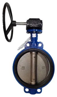 Затвор дисковый поворотный Ду250 с редуктором (тип 32ч501р) СИБЗТА