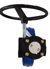 Затвор дисковый поворотный Ду250 с редуктором (тип 32ч501р) СИБЗТА