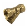 Фильтр магн Y-обр лат 4006 Ду15 Ру20 м/м сл проб Aquasfera 4006-01