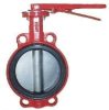 Затвор  ABRA-BUV-VF866D200H Ру16 с рукояткой  DN200 диск н/ж