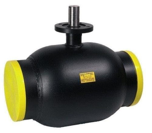 Кран стальной BROEN BALLOMAX полный проход с ИСО-фланцем сварка-сварка DN100 PN25 КШТ 61.112.100А.25