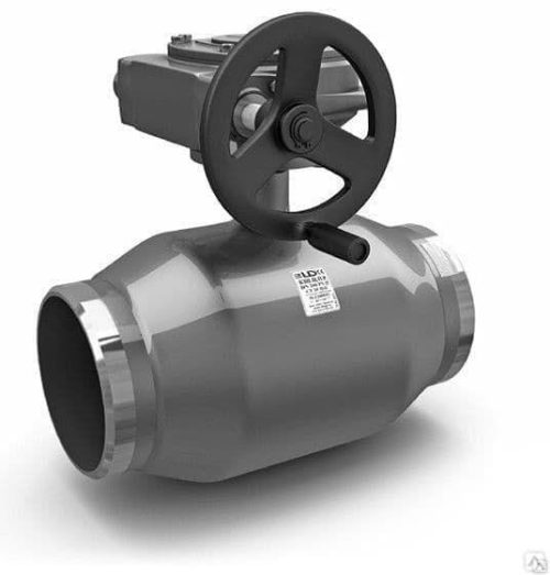 Кран стальной LD сварка-сварка КШ.Ц.П.500/400.025.Н/П.02 DN500 PN25
