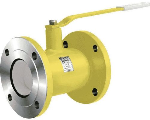 Кран стальной LD газовый фланец-фланец КШ.Ц.Ф.GAS.100/080.016.Н/П.02 DN100 PN16