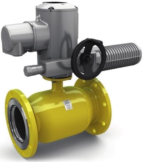 Кран стальной LD газовый под привод фланец-фланец КШ.Ц.Ф.Х.GAS.400/305.025.Н/П.02  DN400 PN25