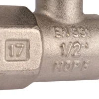 Кран шаровой STOUT с накидной гайкой прямой, ВР/накидная гайка 1/2", ручка бабочка