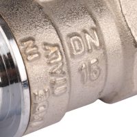 Кран шаровой STOUT с накидной гайкой прямой, ВР/накидная гайка 3/4", ручка бабочка