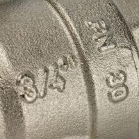 Кран шаровой STOUT с фильтром 3/4", ручка-рычаг