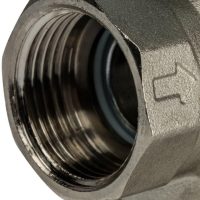 Кран шаровой STOUT с фильтром 1", ручка-рычаг