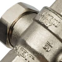 Кран шаровой STOUT с фильтром 3/4", ручка-бабочка