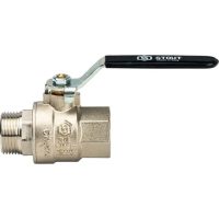 Кран шаровой STOUT полнопроходной ВР/НР 3/4", ручка рычаг