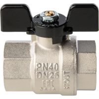 Кран шаровой STOUT полнопроходной ВР/ВР 1", ручка бабочка