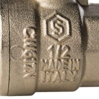 Кран шаровой STOUT полнопроходной ВР/НР 1/2", ручка бабочка