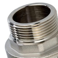 Кран шаровой STOUT полнопроходной НР/НР 1 1/4", ручка рычаг