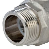 Кран шаровой STOUT полнопроходной НР/НР 1", ручка бабочка