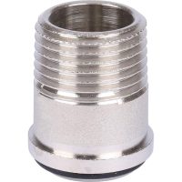 Кран шаровой STOUT полнопроходной с американкой ВР/НР 1/2", доп. уплотниение ручка бабочка