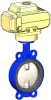 Затвор дисковый поворотный чугунный VPI4449-N24EP Ду 50 Ру16 Tecofi с эл/приводом Nutork 230В диск нерж