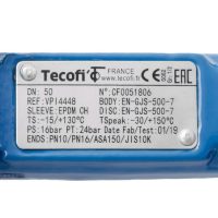 Затвор дисковый поворотный чугун VPI4448-02NI Ду 50 Ру16 Tecofi