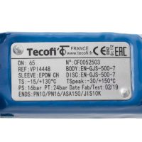 Затвор дисковый поворотный чугун VPI4448-02NI Ду 65 Ру16 Tecofi