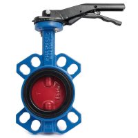 Затвор дисковый поворотный чугун VPI4448-02NI Ду 80 Ру16 Tecofi