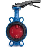 Затвор дисковый поворотный чугун VPI4448-02NI Ду 100 Ру16 Tecofi