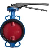 Затвор дисковый поворотный чугун VPI4448-02NI Ду 200 Ру16 Tecofi