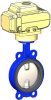 Затвор дисковый поворотный чугун VPI4448-N04EP Ду 125 Ру16 с эл/приводом Nutork 400В Tecofi
