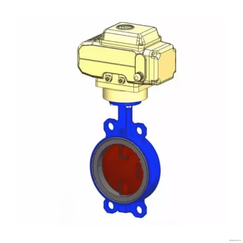 Затвор поворот чуг EPDM Ду150 Ру16 эл/п 380В д/чуг Tecofi VPI4448-N04EP0150