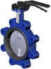 Затвор дисковый поворотный чугун VPI4649-02EP Ду 50 Ру16 с резьб проушинами диск нерж Tecofi