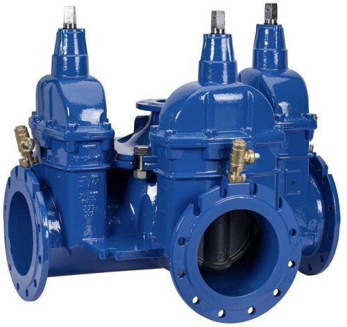 Тройник AVK фланцевый с 3-мя встроенными задвижками COMBI-CROSS DN200 PN10