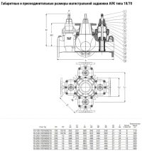 Тройник AVK фланцевый с 3-мя встроенными задвижками COMBI-CROSS DN250 PN16