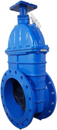 Задвижка с обрезиненным клином 30ч939р Ру10 Ду400 СИБЗТА