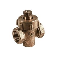 Кран пр-сальн лат 11б6бк Ду25 Ру10 м/м пробка комб ККАЗ