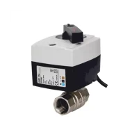 Кран шар лат AMZ 112 нк Ду32 Ру40 м/м полн с эл/привод Danfoss 082G5409