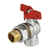 Кран шар лат 1011 Euro нк Ду15 Ру40 м/амер полн угл баб Aquasfera 1011-01 .