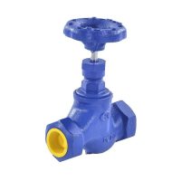 Клапан запорн чуг Ду50 Ру16 м/м сальн Zetkama 201A050C00