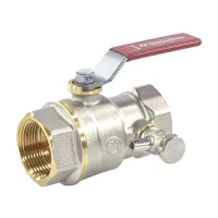 Кран шар лат спуск R910S Ду40 Ру35 м/м полн рыч Giacomini R910SX007