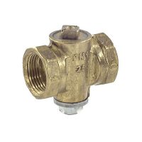 Кран конус лат газ 11б39бк Ду25 Ру10 м/м Цветлит ZW30008