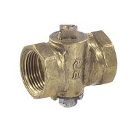 Кран конус лат газ 11б39бк Ду25 Ру10 м/м Цветлит ZW30004