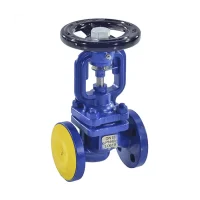 Клапан запорн ст Ду125 Ру40 фл сильф Zetkama 234F125E01