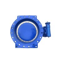 Затвор поворот 2/эксц чуг EPDM Ду350 Ру10 ред фл д/чуг Benarmo