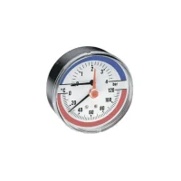 Термоманометр F+R818 120С 0,6МПа Дк80 G1/2"осевой L=23мм Watts 10018742