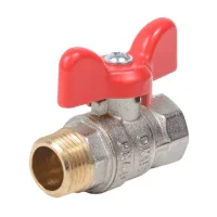 Кран шар лат Стандарт нк Ду15 Ру40 м/р полн баб Dist Н321Б