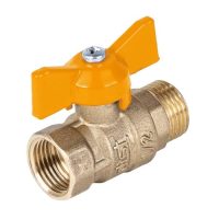 Кран шар лат газ Стандарт Ду15 Ру40 м/р полн баб Dist 421Б