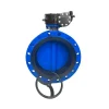 Затвор поворот чуг EPDM Ду600 Ру10/16 ред п/эл фл д/чуг Benarmo