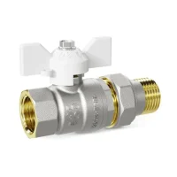 Кран шар лат Pride нк Ду20 Ру40 м/амер баб LD 47.20.В-ГШ.Б (white)