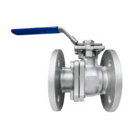 Кран шар нерж SS304 2-х сост Ду125 Ру16 фл полн п/эл рук Benarmo