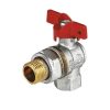 Кран шар лат 1011 Euro нк Ду20 Ру40 м/амер полн угл баб Aquasfera 1011-02