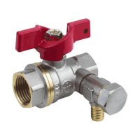 Кран шар лат спуск 1013 Euro Ду15 Ру40 м/м полн баб Aquasfera 1013-01